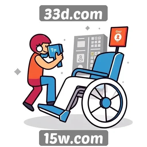 Acessibilidade e interface do 33d.com